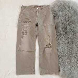 Pilcro by Anthropologie Utility Canvas Trouser